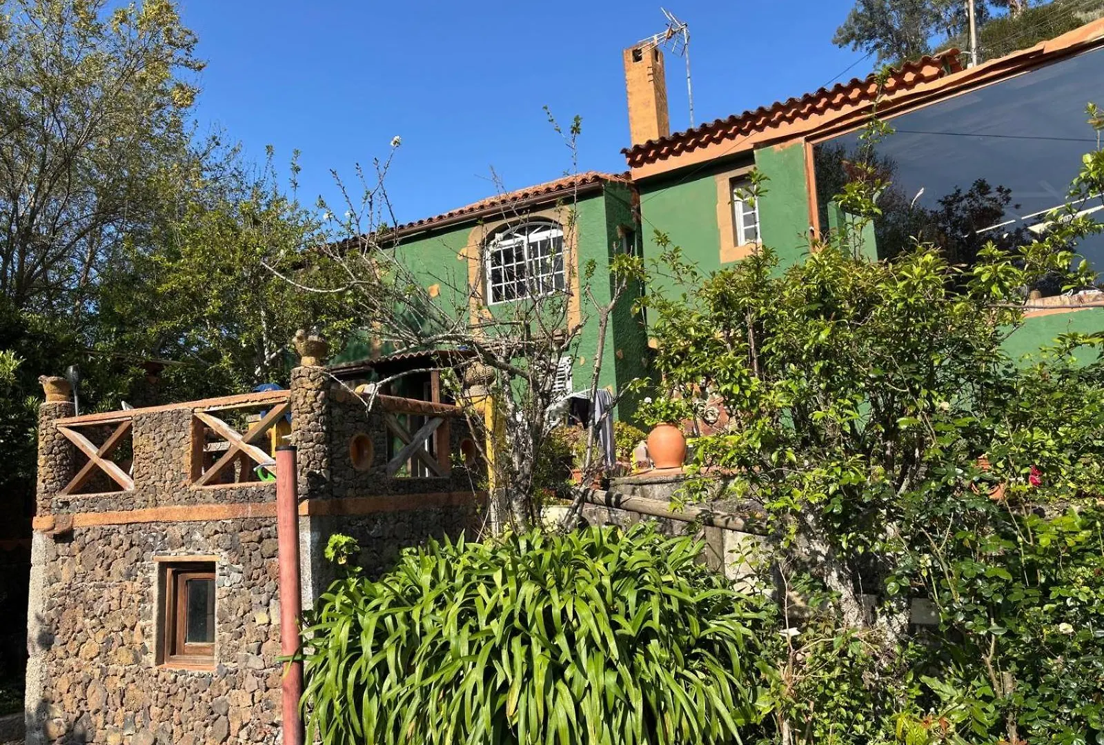 Chalet Los Matos, Canarian House In Valleseco España